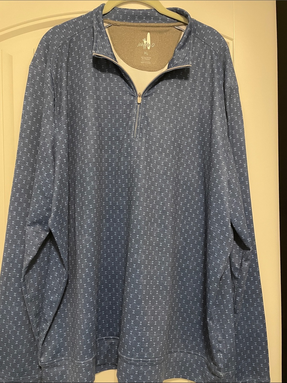 Johnnie-O 1/4 Zip Performance Pullover Rizzo Style Size XL